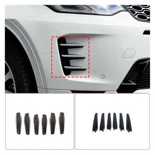Tira de fibra de carbono para Land Rover Discovery Sport 2024-2025 de parachoques delantero 2