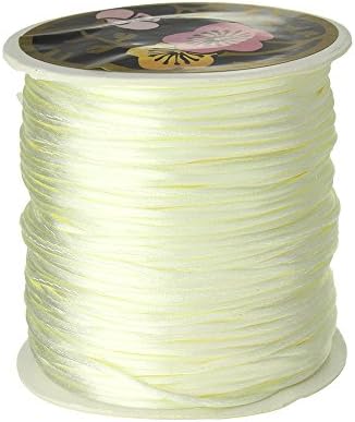 Angel Malone ® Approx 10m Bundle of 1mm Quality Rattail Satin Cord - GR8 4 KUMIHIMO - 17 Colours Jewellery Making Findings - UK SELLER (Black)