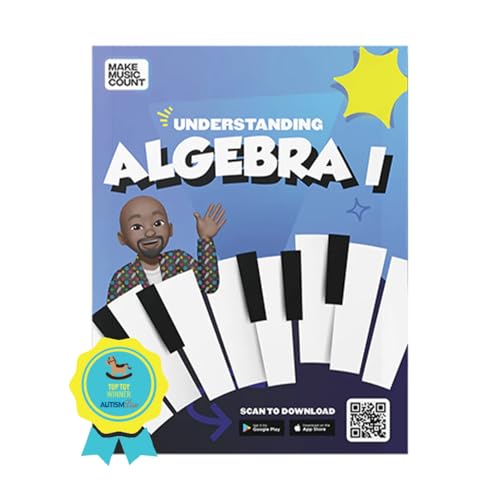 Make Music Count - Understanding Algebra I Book - Learn Math Through Music - Scan to Download Make Music Count App for Interactive Learning
