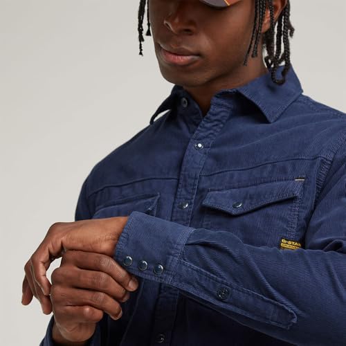 G-Star Herren Dakota Slim Hemd, Blau (dk sea Blue gd D25223-C436-G702), XS 6
