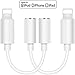 Produktbild Kopfhörer Adapter für iPhone X Adaptor Dongle Anschluss 3.5mm Jack AUX Audio Kabel Kopfhörer für iPhone 11/11Pro/XS/XR/8/8Plus/7/7Plus Zubehör Kabel Splitter Musüik Geeignet Ohrhörer Unterst iOS-Weiß