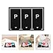 ifundom 5pcs Toy Racing Car Parking Space Stickers Easy to Apply Decals for Playrooms Removable Wall Art for Boys and Girls Fun Scene Building for Toddlers