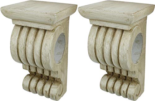 Urbanest Set of 2 Calais Drapery Sconce, 1 3/8-inch Diameter, Cottage