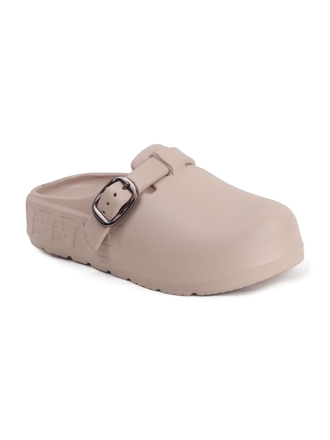 Women Comfort Clog with Statement Buckle