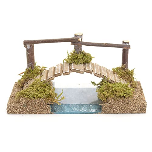  Holyart Ponte sul Fiume per presepe 9x17x9