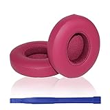 Solo 2.0 3.0 Wireless Replacement Ear Pad Ear Cushion Ear Cups Ear Cover Earpads is Compatible with Solo 2.0 3.0 Wireless Headphone by Dr. Dre Professional Replacement Ear Pads Cushions (Brick Red)…