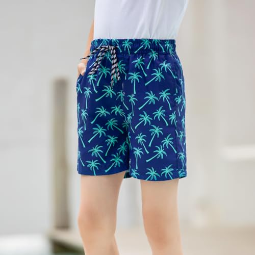 Image of Cozople Boys Swim Trunks Compression Liner Swim Shorts Quick Dry Bathing Suit with Boxer Brief Swimwear 2-20T
