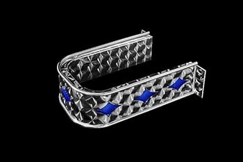 デコトラ　シャフト　ガード　鱗　ステンレス　ウロコ　菱　アンドン Amazon.co.jp: □マニア必見 ⇒菱抜きシャフトガード ステンレス