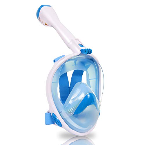 wolketon Máscara de Snorkel, Plegable Mascara Buceo para Adultos y Niños, Anti-Niebla...