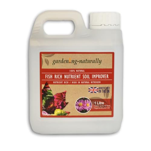 Fish Fertiliser for Plants – Natural Organic Garden Fertiliser for Vegetables, Flowers, Lawns and Soil Health – Nutrient-Rich Liquid Concentrate Makes up to 70 Litres