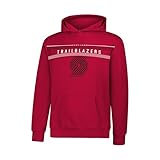 Ultra Game Boys' Fleece Hoodie Pullover Sweatshirt,Portland Trail Blazers,Team Color,18-20
