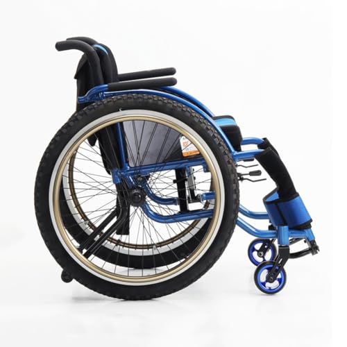 Conjunto de ruedas traseras para silla de ruedas deportivas, ruedas todo terreno de 24 pulgadas con rodamientos de 12.7 mm