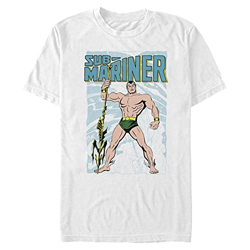T-shirt Marvel coupe ample pour homme fort évitant les vêtements trop courts 4xl