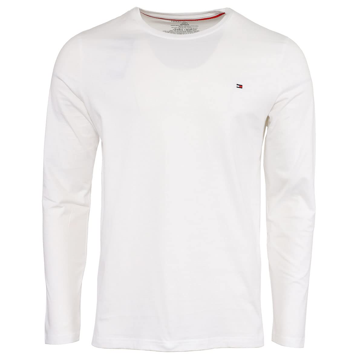 Tommy Hilfiger Men's Long Sleeve Flag Tee