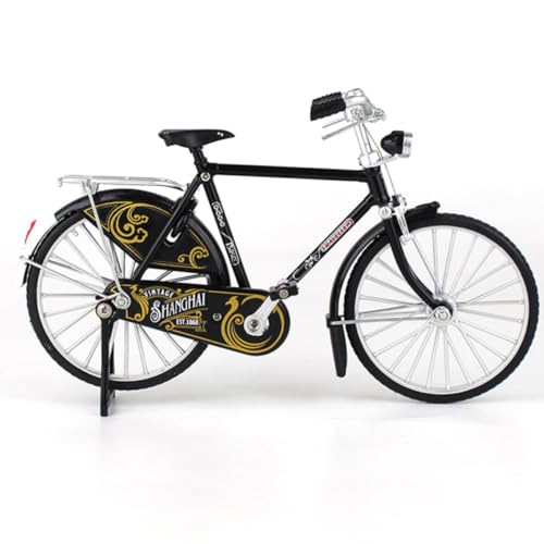 Bicicleta en miniatura de aleación YARNOW estilo retro para decoración de escritorio 8