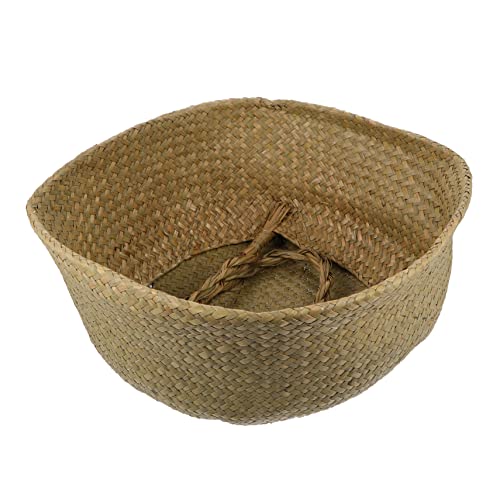 ULTECHNOVO 1 Cesta Para Base De Árbol De Navidad Cesta De Mimbre Pequeña Con Tapa Cesta Pequeña Cesta De Mimbre Grande Cesta Tejida De Ratán Cestas Con Tapa Cestas Tejidas De Ratán