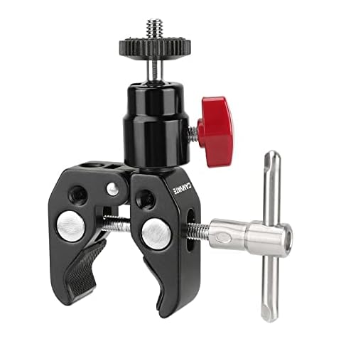 CAMVATE Super Clamp Articulated Mini Ball Head with 1/4"-20 Thread Hole - 1414 Cover