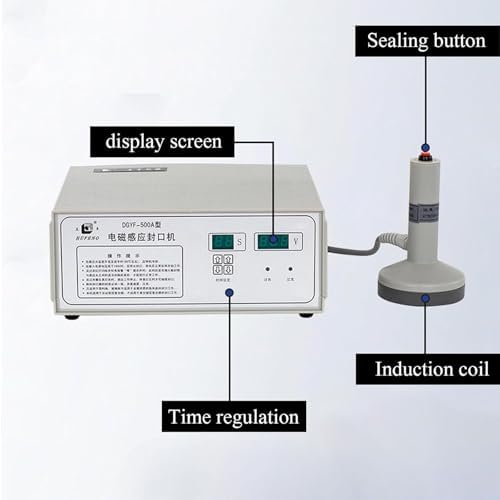 Electric Aluminum Can Crusher - High Efficiency Smasher with Induction Heating, Auto Sealing, Digital Control, Space-Saving Design for Home and Recycling Use