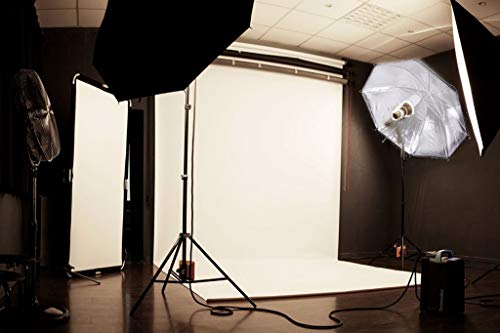 Image of Black Silver Photography Video Studio Umbrella Continuous Lighting Kit - Portarit Photo Shooting Production Equipment