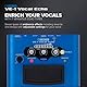 BOSS VE-1 Vocal Echo für Sänger und Vocal-Künstler | Steuere deinen Vocalsound in Echtzeit | Verleihe deiner Stimme einen natürlichen Raumklang oder intensiven Reverb | Sieben anpassbare Effekttypen