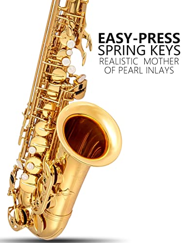Eb Alto Saxophone For Beginners And Students. Suitable For Professional Clarinet And Oboe Instrument Player Of Tenor, Soprano, Baritone. #TOP7
