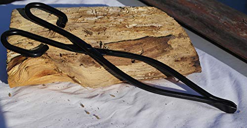 Traditional Large Log/Coal Tongs, Black - Image 3