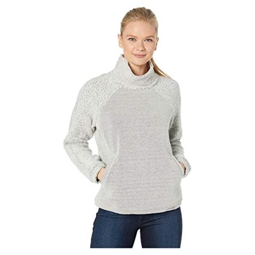 prAna Womens Lockwood Sweater, Bone Heather, X-Large