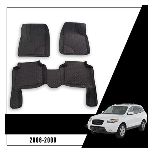 Tapis sol voiture Santa Fe 2009 solution moquette usée avant marron