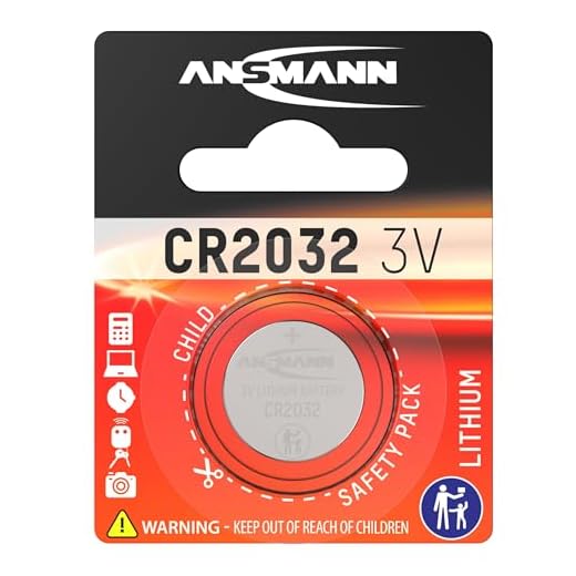 Ansmann CR 2032 - Pila de botón de litio de 3 V