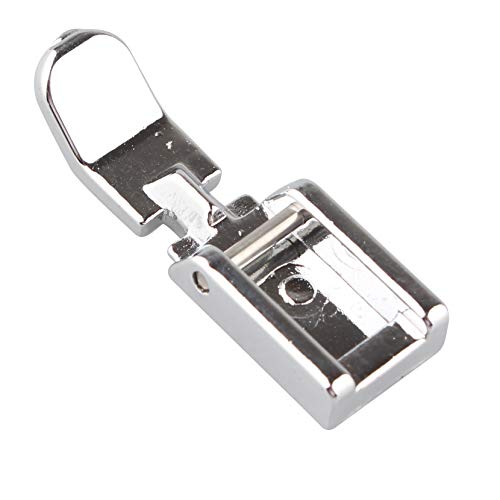 Jopto Pied presseur à fermeture éclair à clipser pour machine à coudre Singer Brother Babylock Janome Kenmore Blanc Juki New Home Simplicity Elna Husqvarna Janome Bernina