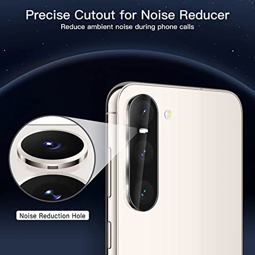 Image of JETech Privacy Tempered Glass Screen Protector Guard for Samsung Galaxy S23 5G with Camera Lens Protector, Anti-Spy, Fingerprint ID Compatible, 2-Pack Each