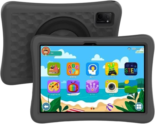 子供用、YUONEOO 子供10.1インチタブレットPC、周波数2 Gヘルツ、5 MP+13MPカメラ、CPU 8コア 搭載 128 G子供タブレット、2.4/5 GWiFi、kids tablet、Android 14、男/女の日プレゼント、クリスマス卒