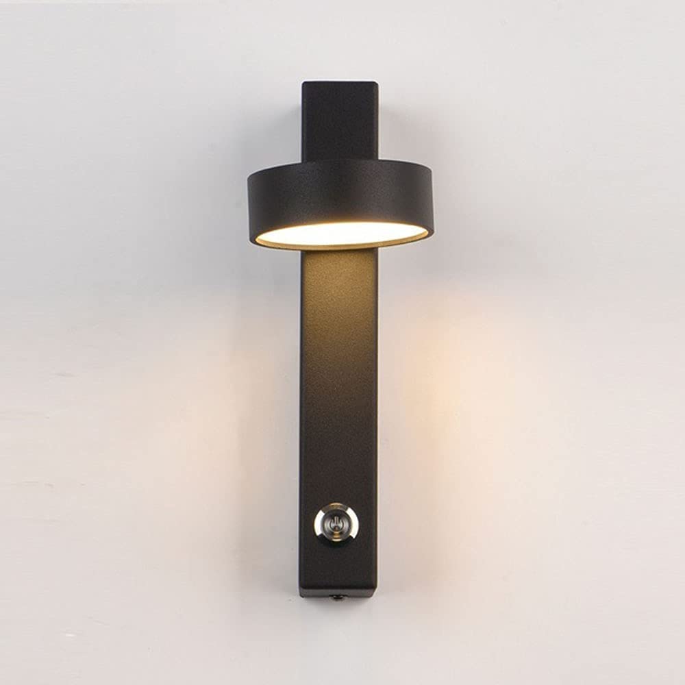 Luces de pared rotativas con interruptor de presión y tono caliente de 3000K 7