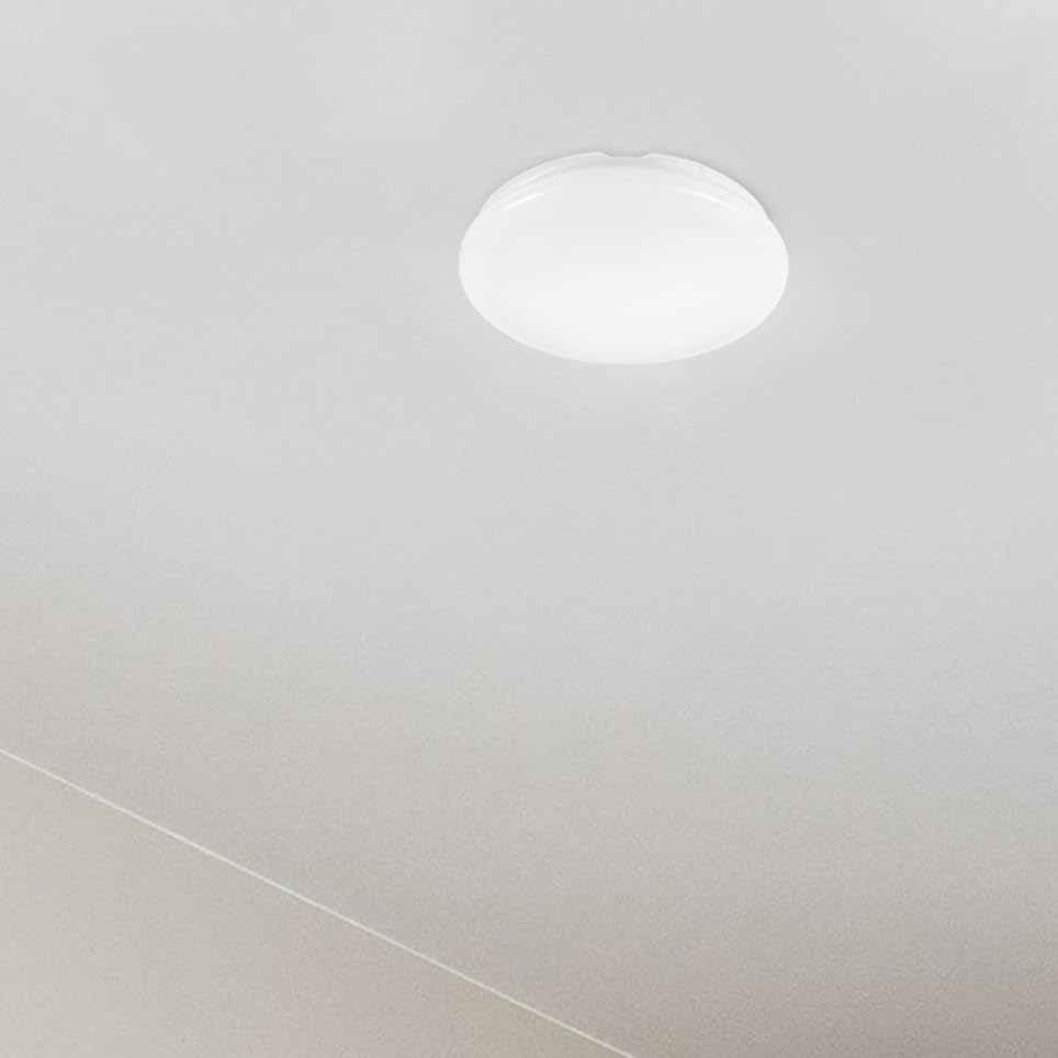 ibasenice 2pcs Flush Mount Ceiling Light Cover Plastic Dome Shade for Bedroom Kitchen and Office Clip-On Design Easy Installation Decorative Lighting Accessory image 5