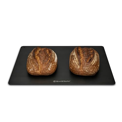 Brod & Taylor Bread Steel Duo, Bake Two Loaves at Once and Pizzas, Fast Preheating, Extra Durable Solid Steel, Pre-Seasoned & Ready For Baking