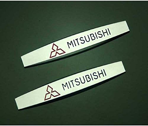 2pcs B332 Car Styling Accessories Chromed Emblem Badge Decal Fender Side Sticker Metal MITSUBISHI LANCER PAJERO OUTLANDER ASX Galant Eclipse Spyder