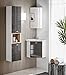Finka Grey, set di mobili da bagno, mobile da bagno, specchio angolare, armadietto, armadietto alto, mobili da bagno, lavabo incluso