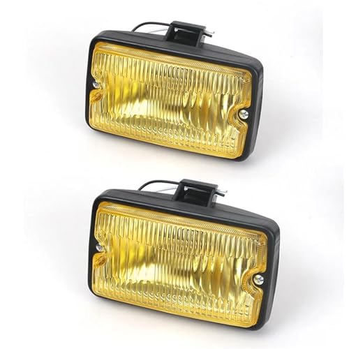 Phares antibrouillard avant jaunes H3 haute durabilité pour Peugeot 205 GTI et 306 Mi16, 2pcs