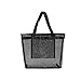 YUEMING Große Mesh Strandtasche, 32x37cm Reisetasche, Sand Spielzeug Aufbewahrungstasche, Faltbare Handtaschen Netztasche Picknicktaschen Sommer Strand Shopping für Familie Urlaub ähen