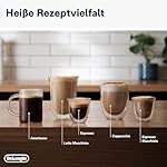 De'Longhi Siebträgermaschine La Specialista Arte EC9155.MB, Espressomaschine mit Mahlwerk, 8 Mahlgrade, 15 Bar, 3 Temperaturen, Milchschaumdüse, 1550W, 1,7L Tank, Edelstahl/Schwarz inkl. Barista-Kit – Bild 3