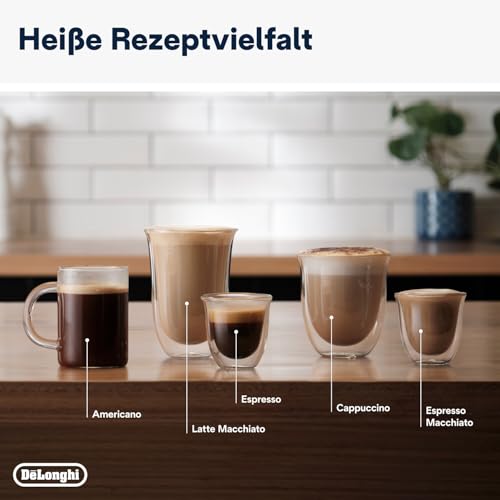 De'Longhi Siebträgermaschine La Specialista Arte EC9155.MB, Espressomaschine mit Mahlwerk, 8 Mahlgrade, 15 Bar, 3 Temperaturen, Milchschaumdüse, 1550W, 1,7L Tank, Edelstahl/Schwarz inkl. Barista-Kit – Bild 4