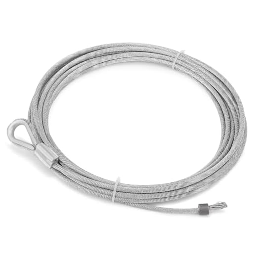 NEWTRY Galvanized Steel Rope for 3 in 1 Electric Hoist 500kg