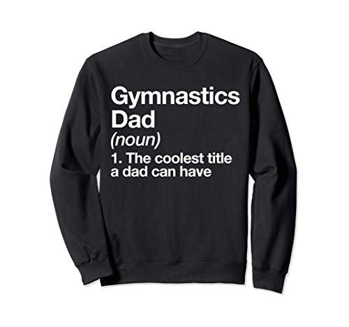 Papá de Gimnasia Definition Funny Deportes Sudadera