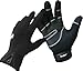 Andyshi Men's Winter Outdoor Cycling Glove Touchscreen Gloves for Smart Phone XL Black