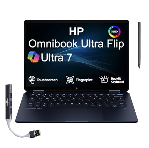 HP Omnibook Ultra Flip Creator 2-in-1 Laptop 14.0'...