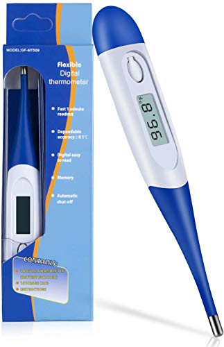 Digital Thermometer Medical - Fever Thermometer, Oral Rectal Armpit Thermometer with Accurate Fast Reading for Baby Kids and Adults