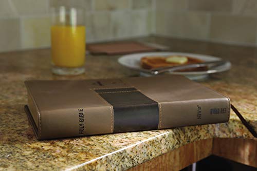 Image of Niv, Premium Gift Bible, Leathersoft, Brown, Red Letter Edition, Comfort Print