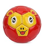【Sicher und langlebig】 Unser Kinderfußball ist aus hochwertigem PVC-Material gefertigt, sicher, geruchlos, strapazierfähig und langlebig.