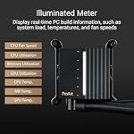 ASUS ProArt LC 360 all-in-one AIO CPU liquid cooler AMD AM4 AM5 & Intel LGA 1700, 1200, 115X support, with illuminated system status meter and three matte black Alphacool Apex Stealth Metal Power fans - Image 3