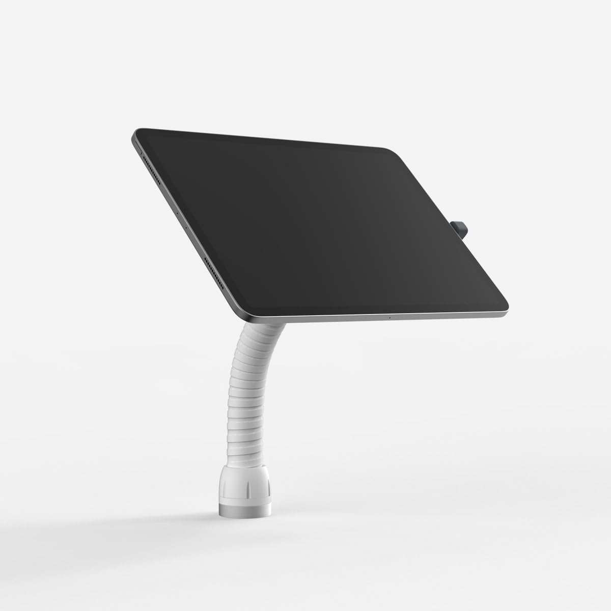 Bouncepad Core Flex - Supporto da Tavolo Sicuro con Braccio Flessibile, Compatibile con iPad e Tablet, bianco